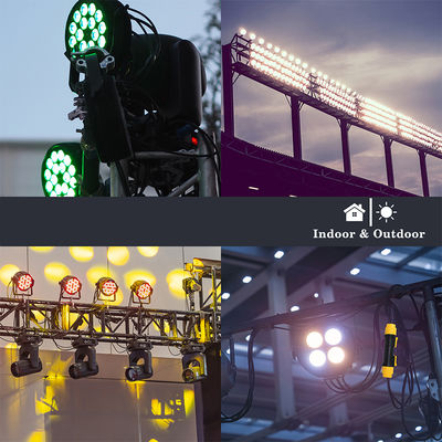 PowerCON Male to Female Connector, AC Locking Power Cable Connector 20A 250V for Stage Lighting, Audio Equipment, Sound System