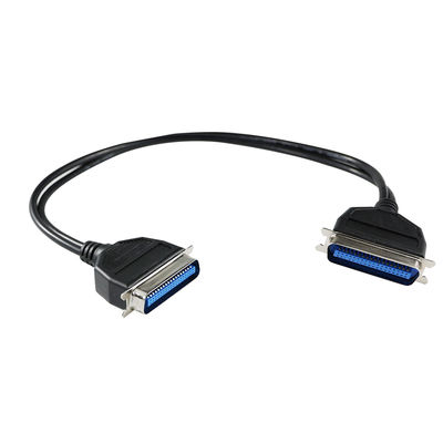 36 Pin CN36 Male to Male Parallel Cable Printer Extension Cord with Braid Shielding for Computer Plotter Industrial Device
