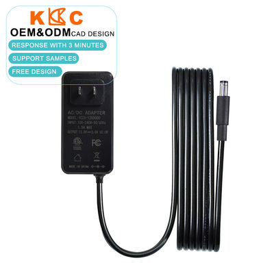 LED 스트립 조명, 전기 모터/워터 펌프용 5.5x2.1mm 배럴 커넥터가 있는 US 표준 12V 5A DC 전원 공급 장치