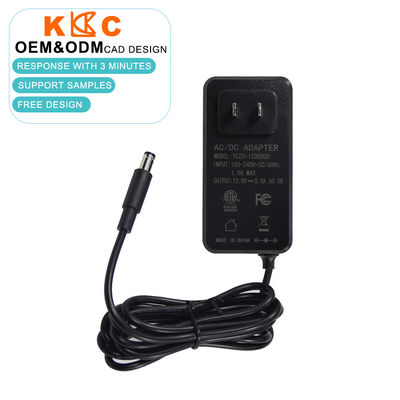 LED 스트립 조명, 전기 모터/워터 펌프용 5.5x2.1mm 배럴 커넥터가 있는 US 표준 12V 5A DC 전원 공급 장치