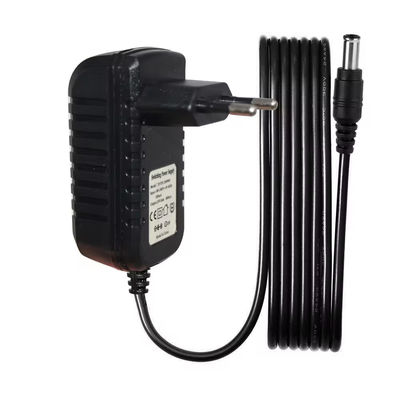 검은색 DC 12V 0.5A 1A 1.5A 2A 2.5A 3A Cctv IP 카메라에 대한 전원 공급 어댑터 DC 5.5Mm 잭