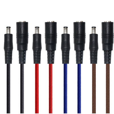 20AWG DC 전원 5525 DC 플러그 연장 케이블 남성에서 여성 5.5mm * 2.5mm