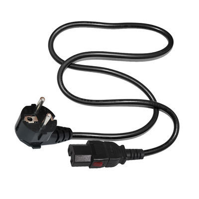 다시 연결 가능한 Schuko CEE 77에서 IEC15 커넥터와 함께 Pse Pdu 잠금 플러그 전력 케이블