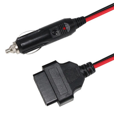 16ft 12V-24V 안전 인증을 가진 차량 스캐너에 대한 OBD2 진단 케이블에 대한 범용 자동차 담배 사연