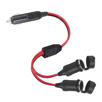 12V 24V 듀얼 소켓 자동차 담배 라이터 스플리터 어댑터 확장 SUV 트럭 밴 전원 공급 충전기 전원 확장