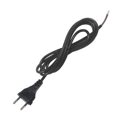 1.8M EU 2pin 플러그 전원 케이블 250V 10A PVC 케이블