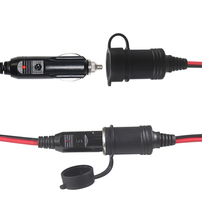 12V 차량 시가 라이터 듀얼 소켓 분배기 연장 케이블 어댑터 DC 전원 공급 장치 GPS 대시 카메라 태블릿용